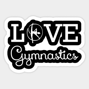 Love Gymnastics Sticker